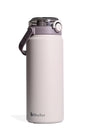 Titan Dual Sipper Flask – 1200ml (Straw + Tilt Cap) - Frost White