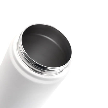 Titan Dual Sipper Flask – 1200ml (Straw + Tilt Cap) - Frost White